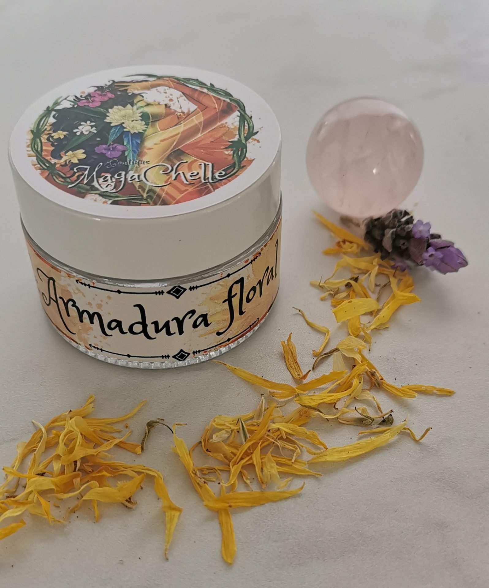 Crema Armadura floral